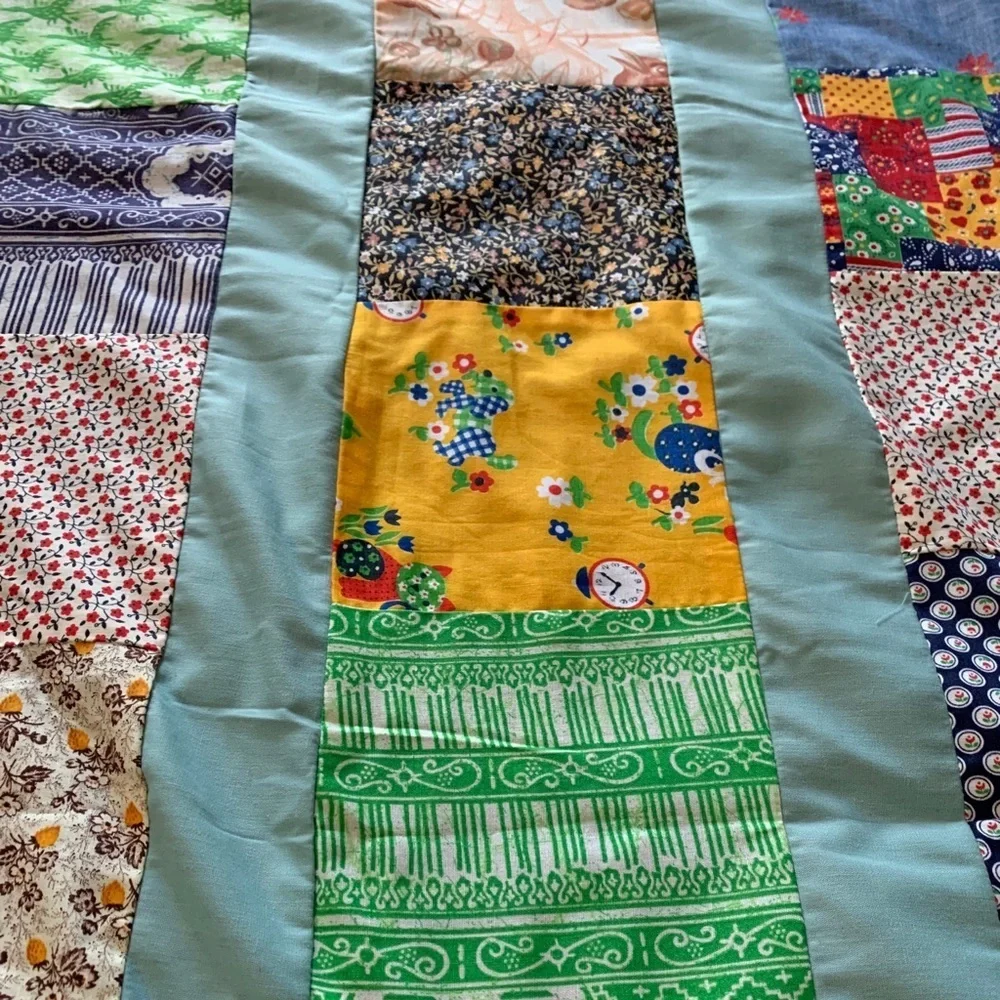 Quilt Patchwork Flowers Floral Paisley